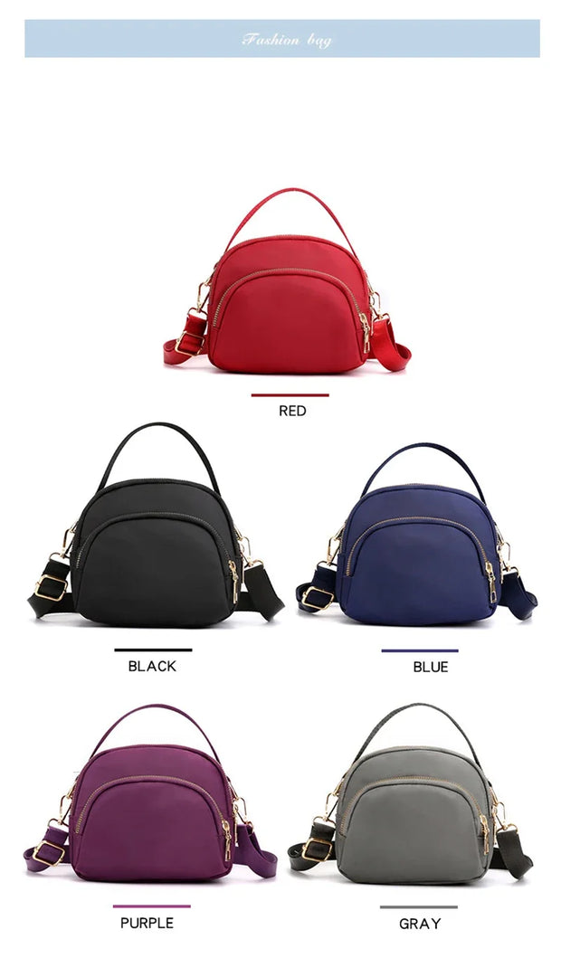 Sleek City & Modern Zip Pocket Crossbody