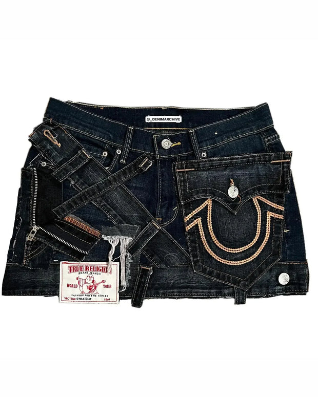 Embroidery Denim Skirts for Women Clothing Street Fashion Hip Hop Sexy Vintage Goth Mini Skirt Casual Harajuku Y2k Skirt