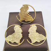 Dubai Golden Jewelry Set 18K Gold