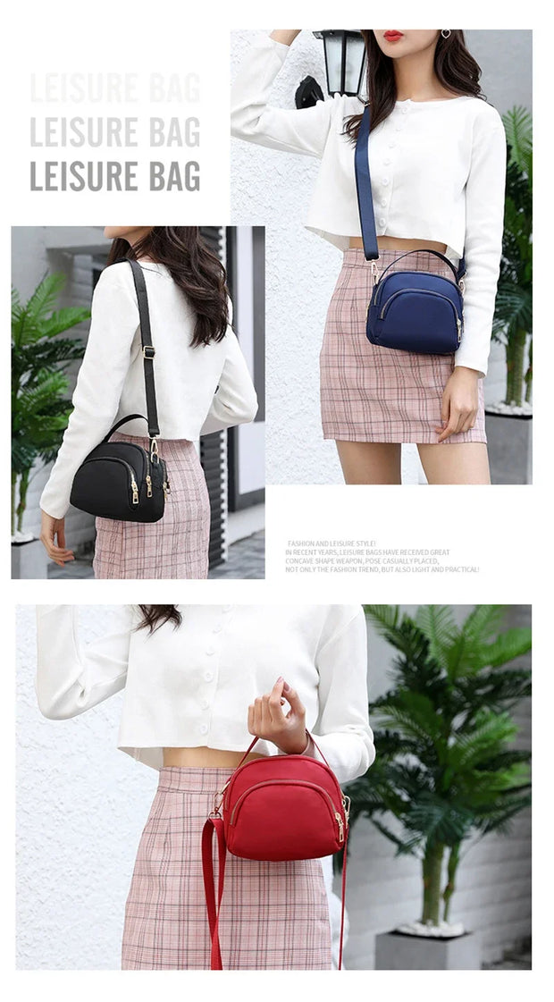 Sleek City & Modern Zip Pocket Crossbody