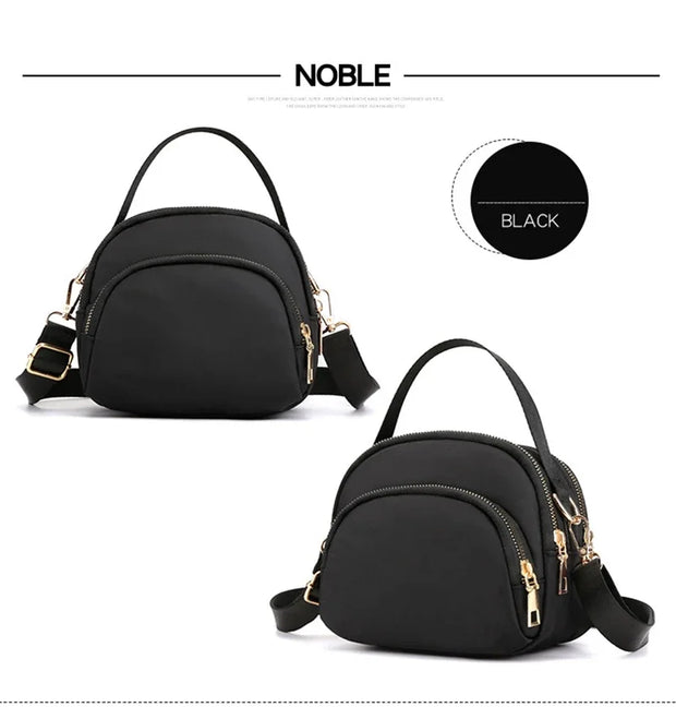 Sleek City & Modern Zip Pocket Crossbody