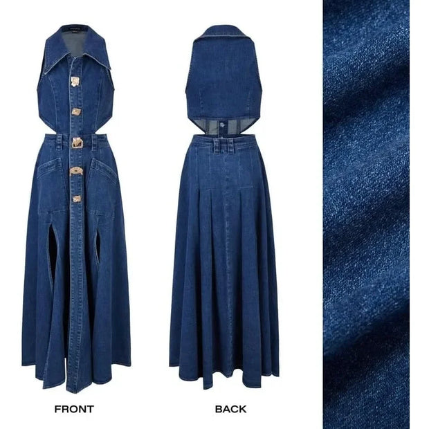 Women's Casual Denim Dress