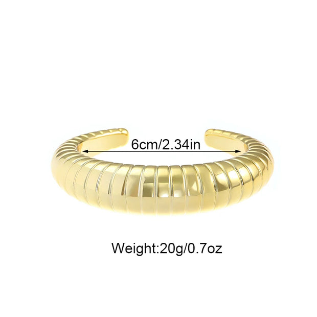 Sculpted Elegance Cuff Bracelets - Modern Statement Jewelry