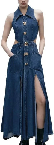 Women's Casual Denim Dress