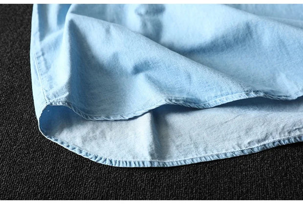 Elegant blouses for women 2025 summer ethnic long sleeve embroidery denim shirts and blouses jean shirts Y2K vintage top