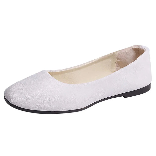 Women  Loafers Flat Heel Shallow