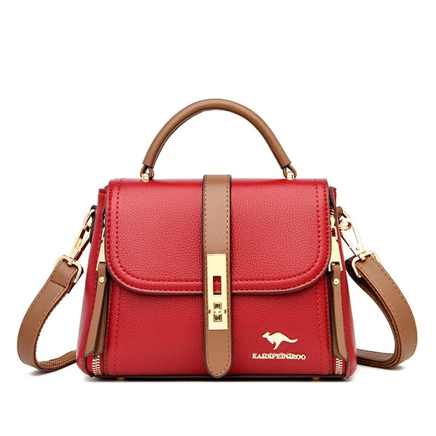 Flip Cover Bilayer Women Purses and Handbags