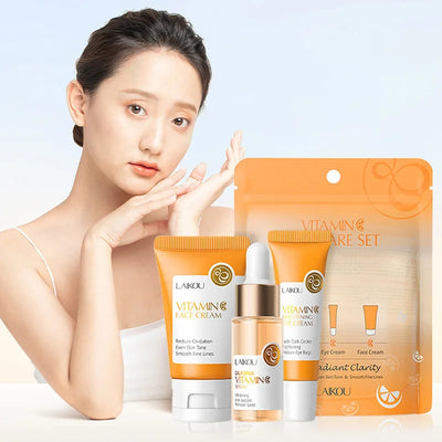 3pcs/set  Vitamin C 24K Golden Sakura Skin Care Sets