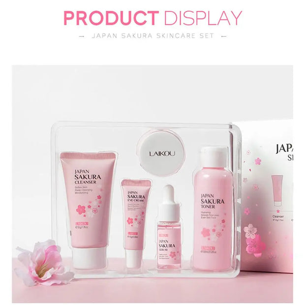 Sakura Skincare Essentials Set - Travel or Gift Pack