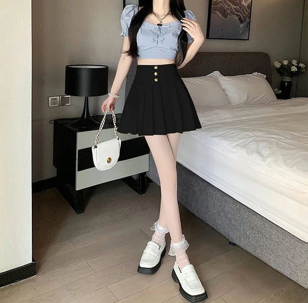 Skirts For Women High Waist A Line Woman Skirt Cheap Clothing Sales Stylish Offer Aesthetic Hot Luxury Elegant Streetwear Casual