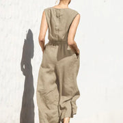Jumpsuits for Women  Summer Solid Sleeveless