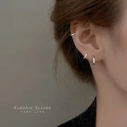 Sterling Silver Minimalist Bohemian Round Ear