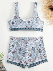 Bikini Ethnic Style Print 2-piece Swimsuit Women