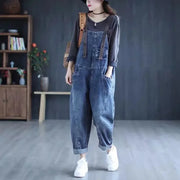 Casual Denim Overall Jumpsuit