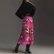 Streetwear Ladies Vintage Floral Skirt