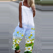 Floral Print Relaxed Fit Jumpsuit