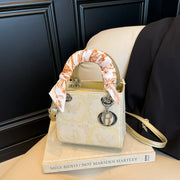 Butterfly Charm Scarf Handle Purse