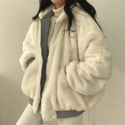 Reversible Cozy Hooded Jacket
