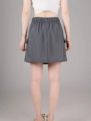 Women's Fall/Summer Short Skirts: High-Waisted, Loose, Slimming, and Versatile Workwear-Style Skirts