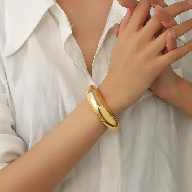 Sculpted Elegance Cuff Bracelets - Modern Statement Jewelry
