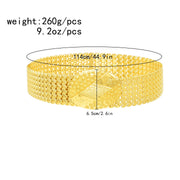 Gold Plated Women Metal Belt Body Jewelry