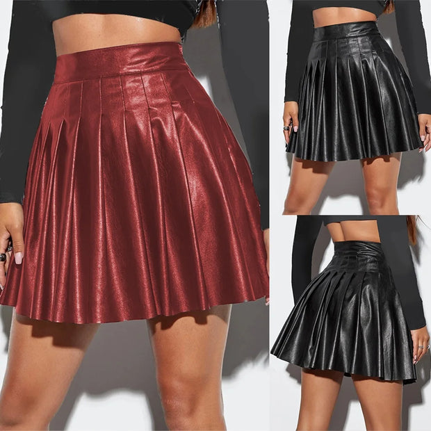 High- Waist Pleated Maxi Skirts