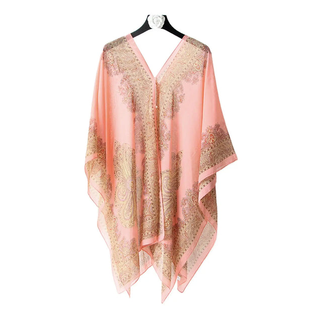 Lightweight Boho Beach Shawl Wrap