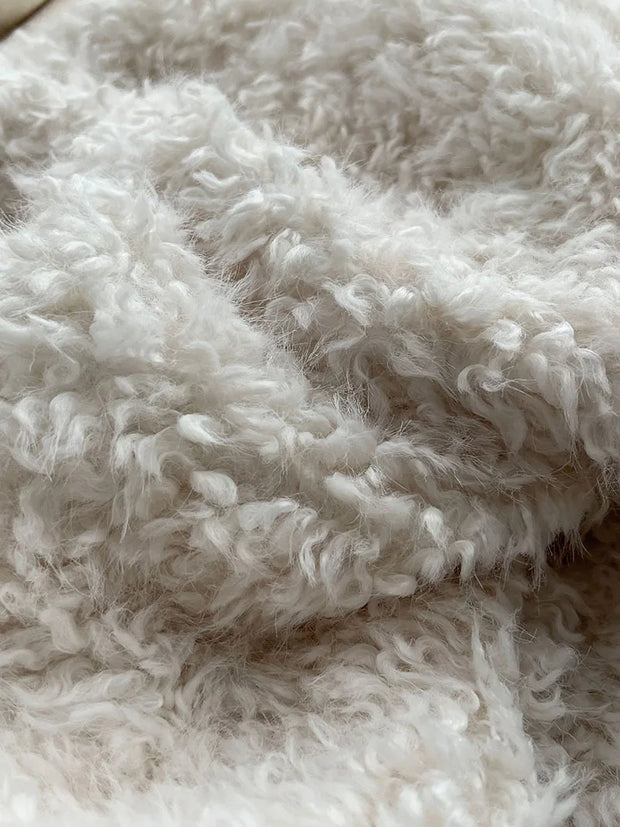 Cloud Nine Furry Lambswool Coat