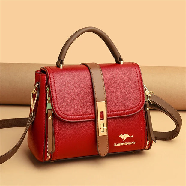 Flip Cover Bilayer Women Purses and Handbags