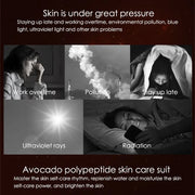 Avocado Peptide 5-Piece Skincare Set - Hydrate, Nourish & Glow