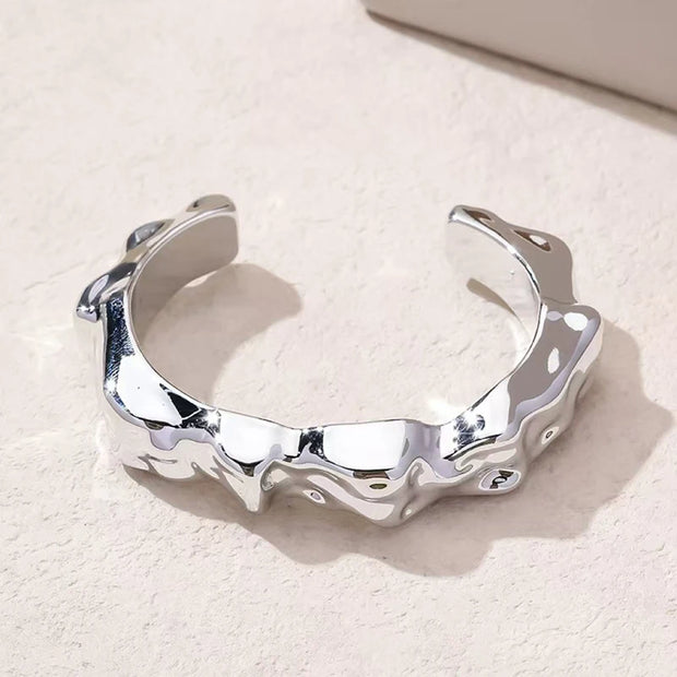 Sculpted Elegance Cuff Bracelets - Modern Statement Jewelry