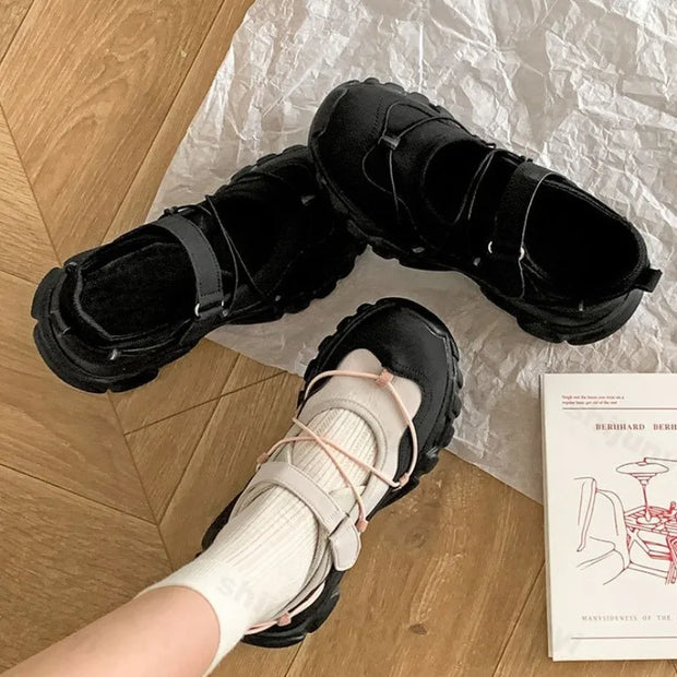 Women Casual Shoes 2025 Fashion Comfortable Non Slip Outdoor Sports Shoe Female Mary Jane Summer Platform Sneakers Zapatos Mujer