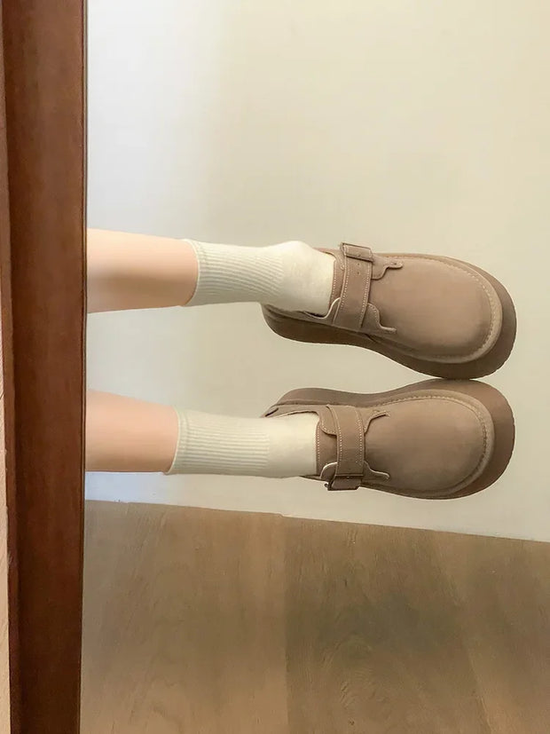 Casual Comfort Slip-On Platform Shoes
