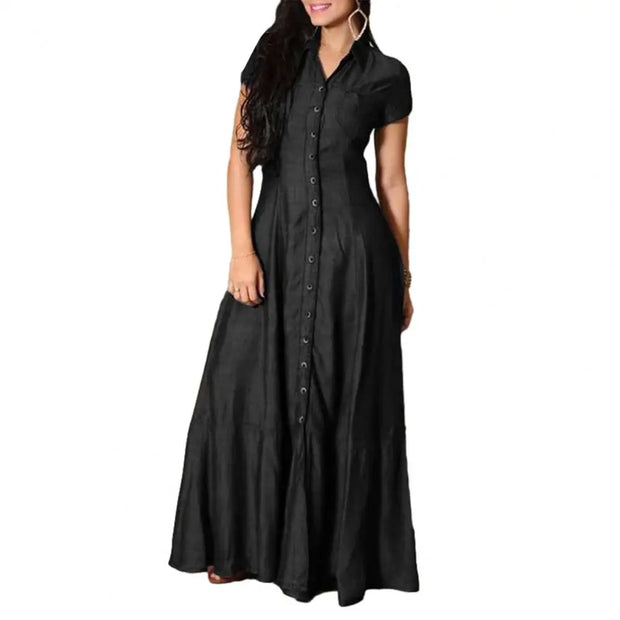 Women Denim Dress Elegant