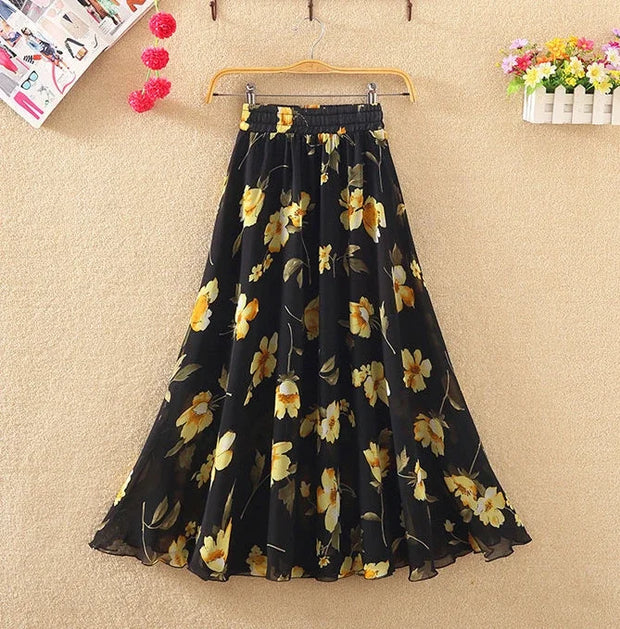 Skirts for Women Summer 2024 A Line High Waist Woman Skirt Casual Trend Modest Vintage Cheap Quality Korean Fashion Style Y2k V