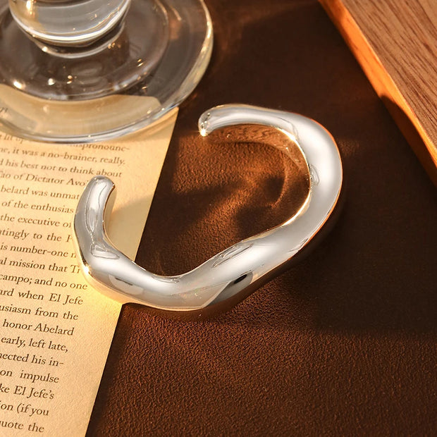 Sculpted Elegance Cuff Bracelets - Modern Statement Jewelry