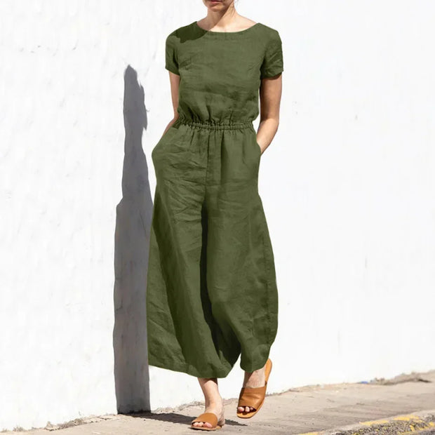 Jumpsuits for Women  Summer Solid Sleeveless