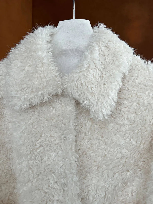 Cloud Nine Furry Lambswool Coat