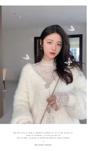 Blouse Women Women's Lace Shirt