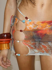 Vibrant 3-Piece Bikini Set - Tropical Edition