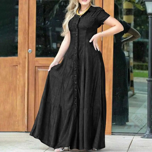 Women Denim Dress Elegant