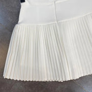 Pleated High-Waist Mini Skirt