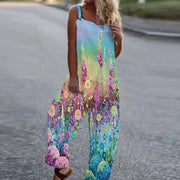 Floral Print Relaxed Fit Jumpsuit