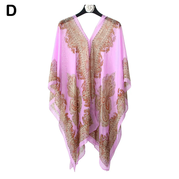 Lightweight Boho Beach Shawl Wrap