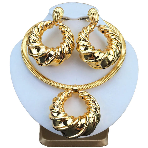Dubai Gold Color Jewelry Sets