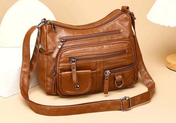 Luxury Multi-Pocket Crossbody Bag