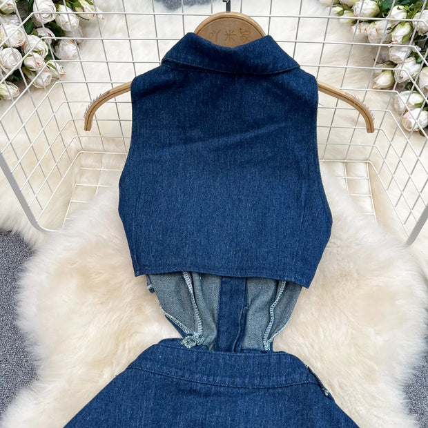 Women's Casual Denim Dress