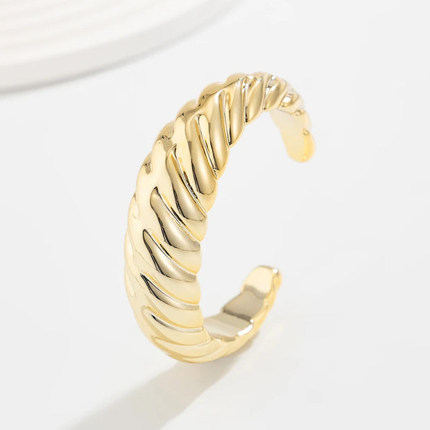 Sculpted Elegance Cuff Bracelets - Modern Statement Jewelry