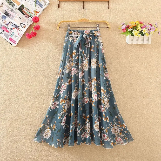 Skirts for Women Summer 2024 A Line High Waist Woman Skirt Casual Trend Modest Vintage Cheap Quality Korean Fashion Style Y2k V