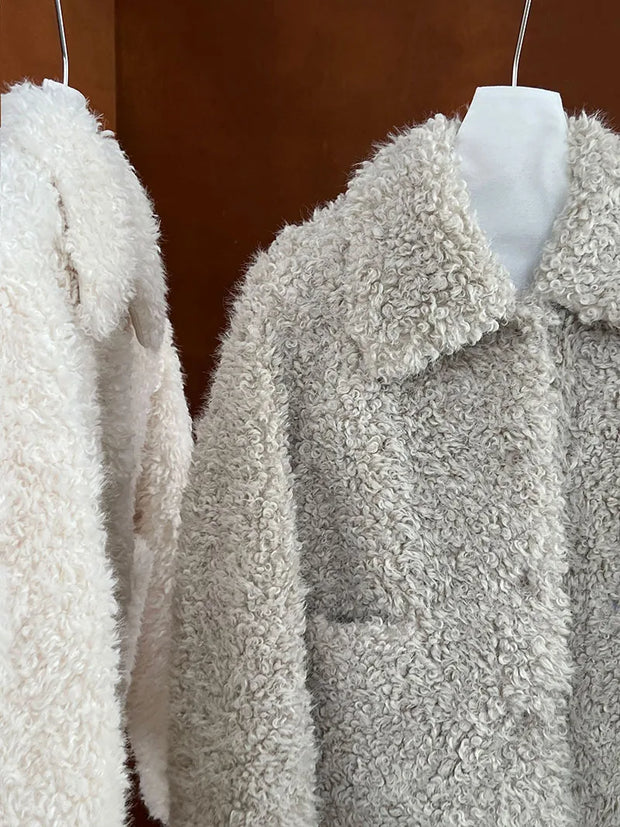 Cloud Nine Furry Lambswool Coat